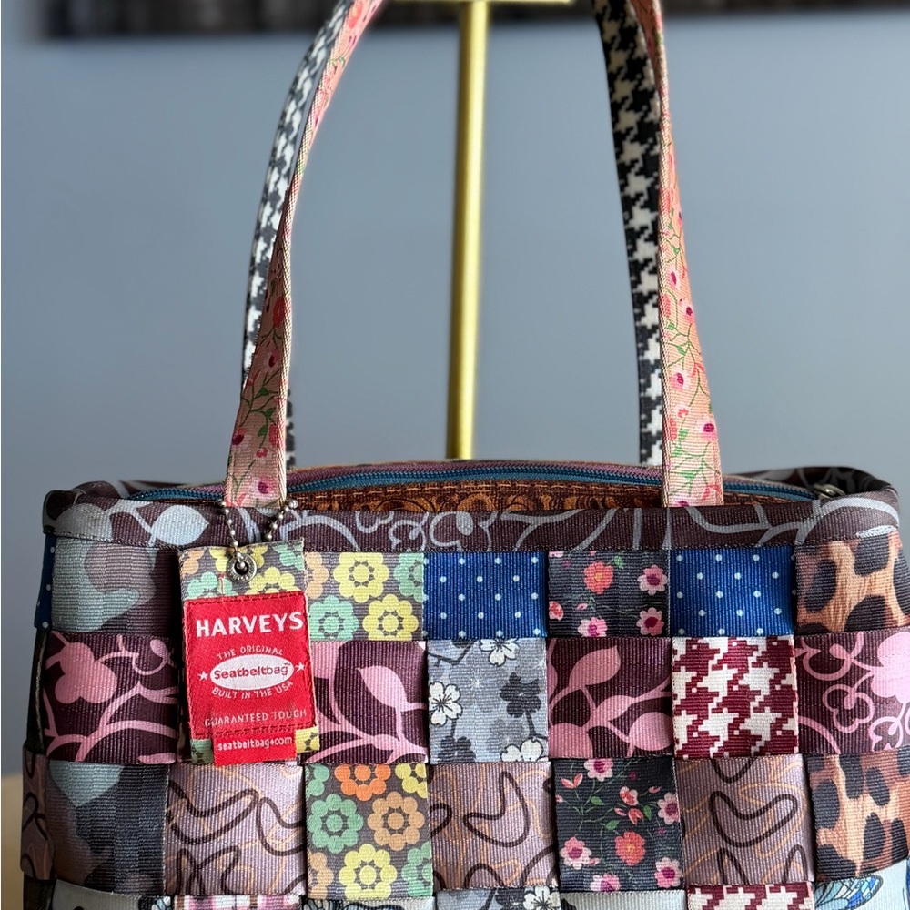 Harveys Colorful Patchwork Tote